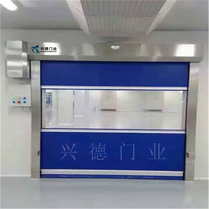 興德門眾多企業(yè)廠房選擇，只因快硬質(zhì)快速門的人性化